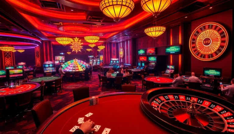 32win’s thrilling poker table scene showcasing intense gameplay with colorful chips.